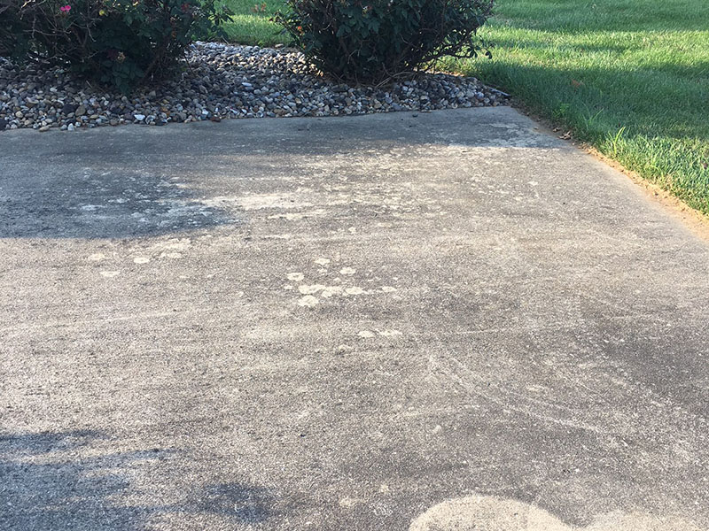 Just Clean Pressure Washing provides quality concrete patio cleaning