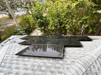 After Solar Panel Cleaning by Just Clean Pressure Washing in O'Fallon IL